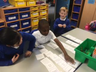 Putting them in the correct column