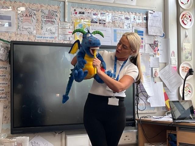 The Dental Nurse came to see us.