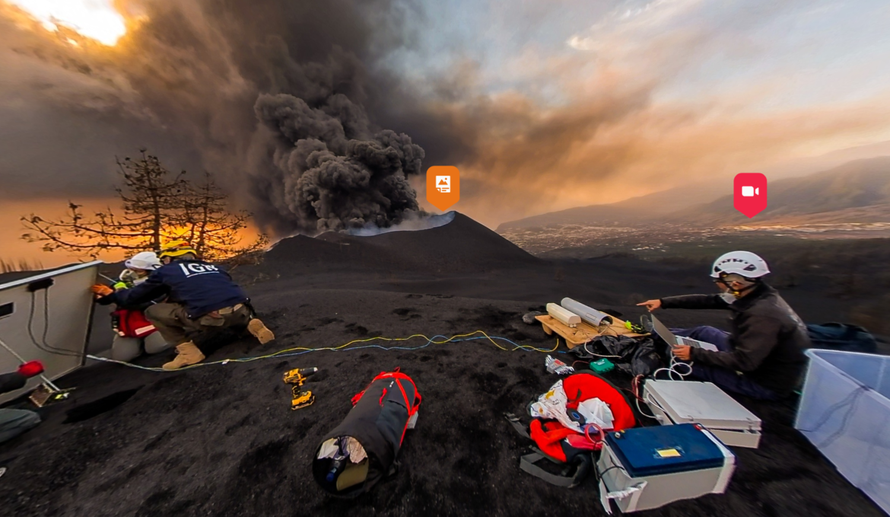 In Spain, we meet scientists who are working on an active volcano.