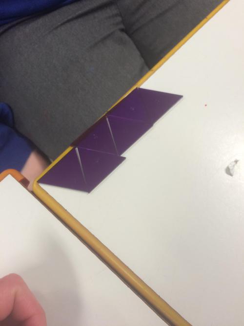 Tesselating shapes on the table