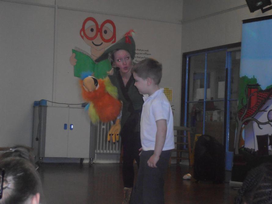 Riley enjoyed helping 'Jack'