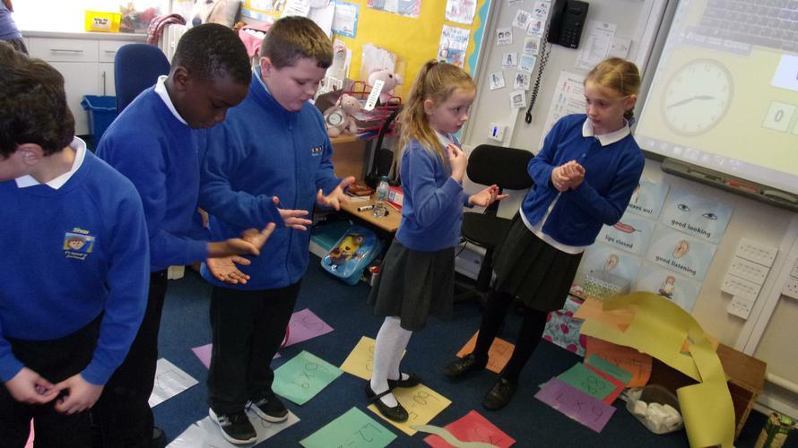 Count on your fingers.