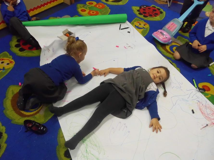 Drawing around our bodies