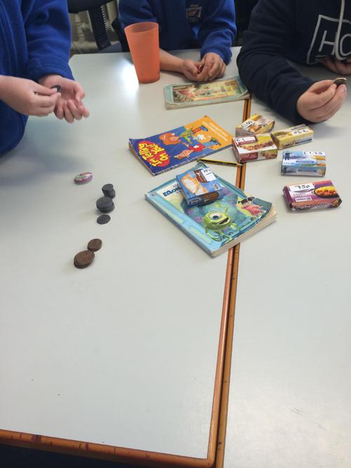 Buying items from a shop