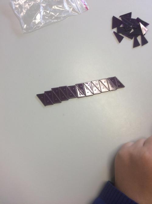 Tesselating shapes on the table