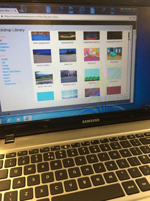 Creating a background