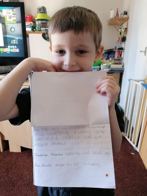 Mitchell has been busy writing about his zoo.