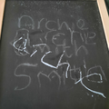 Archie has been learning to write his name