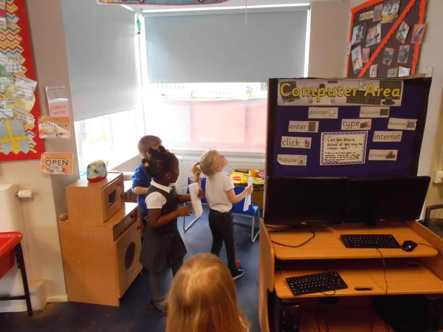 The children searched for evil pea in Nursery