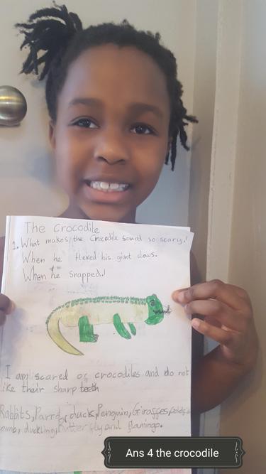 Nyameso found out information about crocodiles!