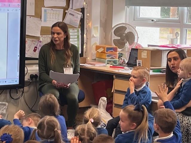 The Vet Nurse came to tell us about her job.