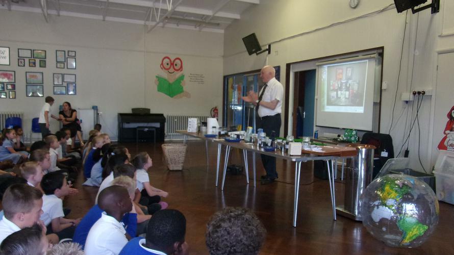 He told us how tea started. 