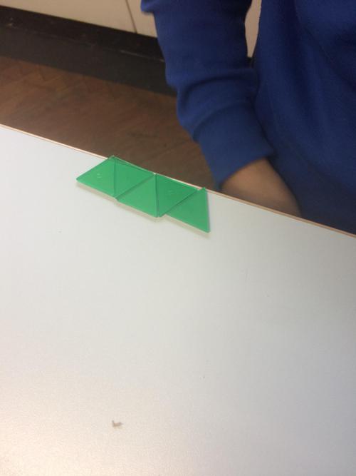 Tesselating shapes on the table