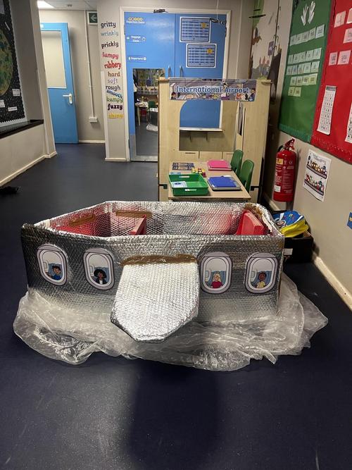 Wow! Look at this aeroplane!