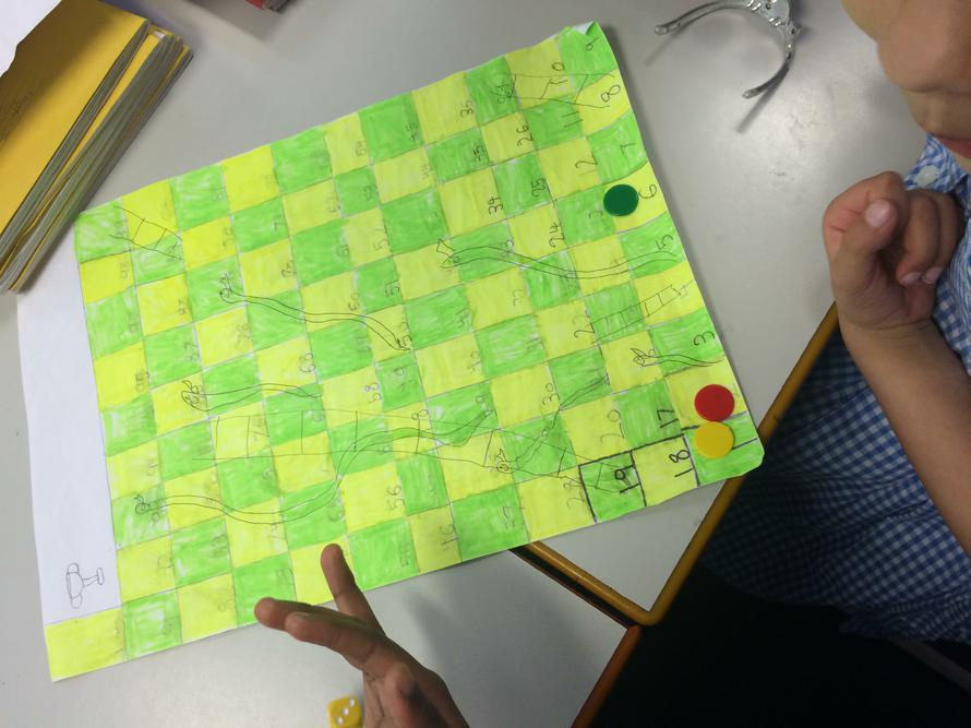 We played our own board games