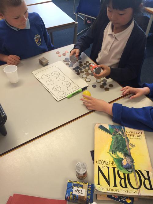 Buying items from a shop