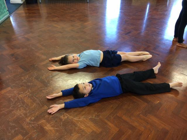 symmetrical stretch positions...