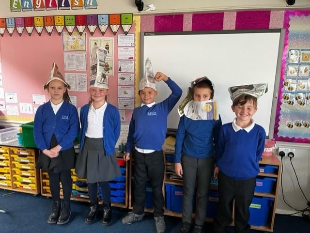 Bogdan's hat has a built in mask! Innovative!