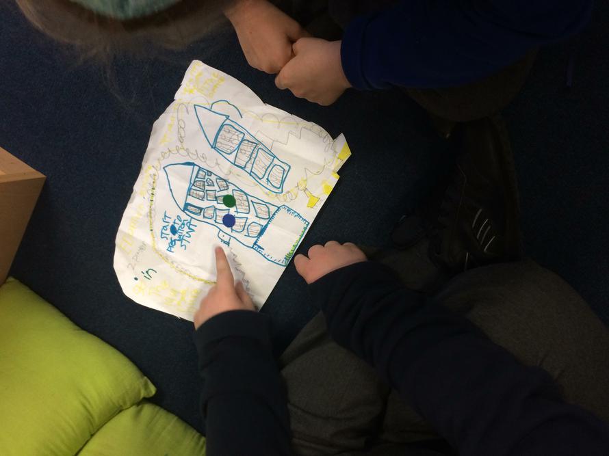 We played our own board games