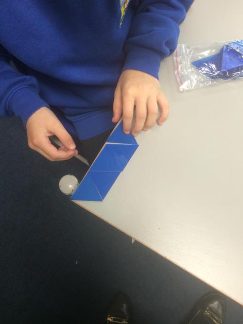 Tesselating shapes on the table