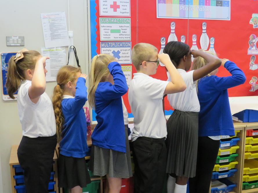 Procession-We walked into assembly in a procession