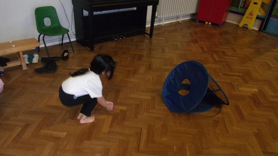 Throwing in to a target