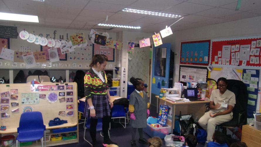 The Dentist came to visit us. 