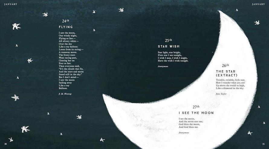 There is a nature based poem for every day of the year.