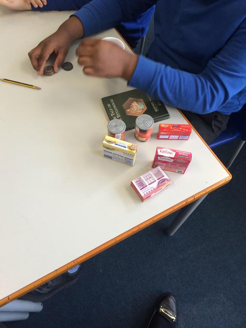 Buying items from a shop