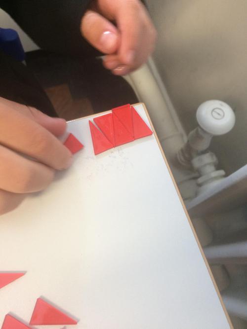 Tesselating shapes on the table