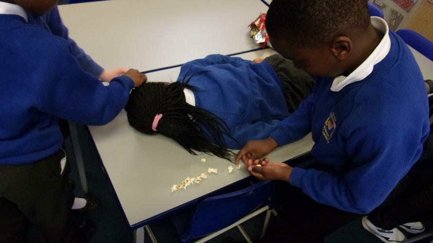 Measuring using popcorn 