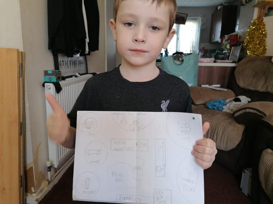 Mitchell designed his own zoo!