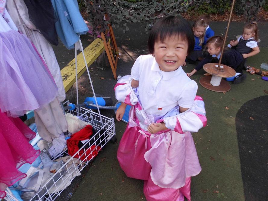 Being creative and dressing-up