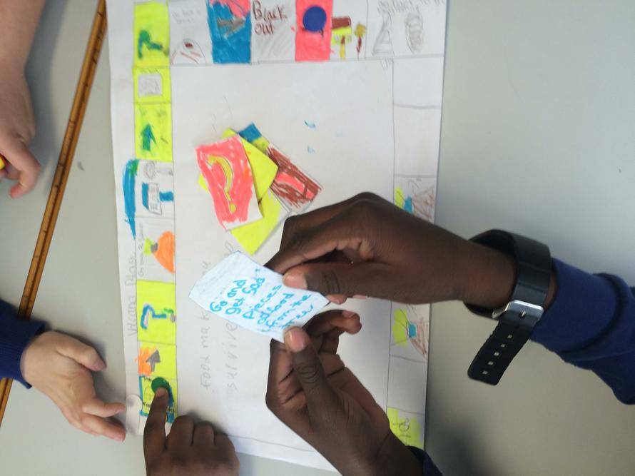 We played our own board games