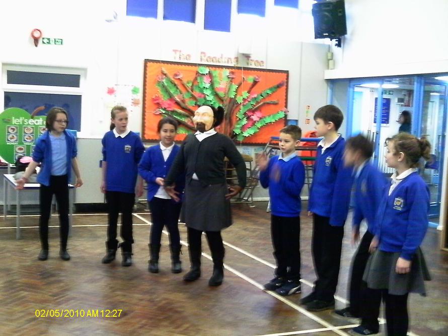 Showing us her Warrior Walk