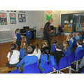 A visit from the storyteller