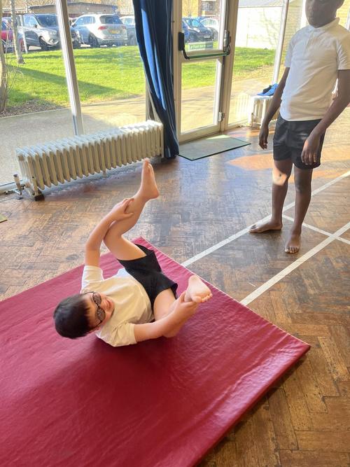 We've done teddy bear rolls.