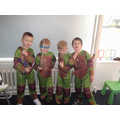 We are Ninja Turtles!!