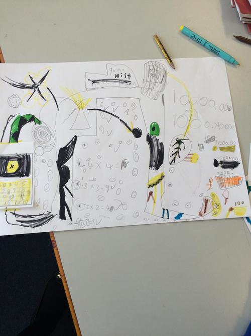 We made our own board games