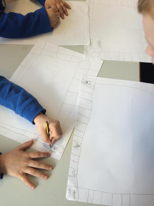 We made our own board games