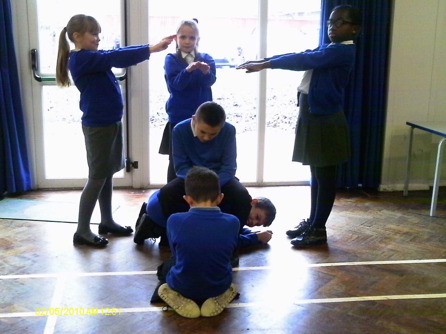 The Village Leader and his servants