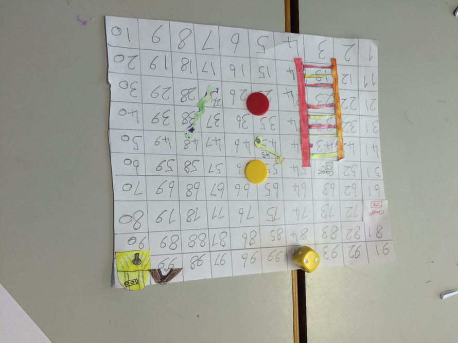 We played our own board games