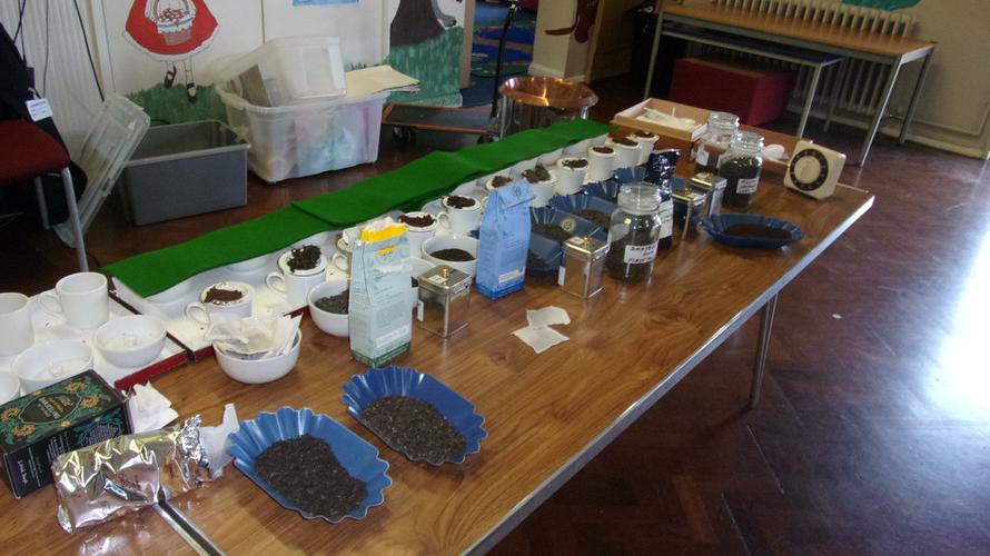 Mr Hobbs told us all about tea testing!