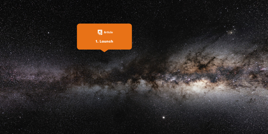 In the USA, we meet astronauts and we get to go to space.