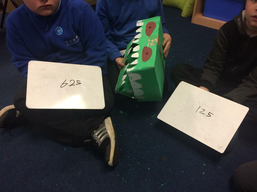 Greater than and less than with a crocodile!