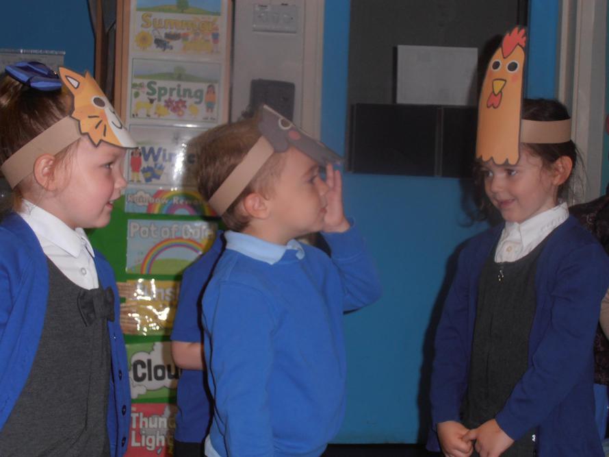 Retelling the Little red hen story