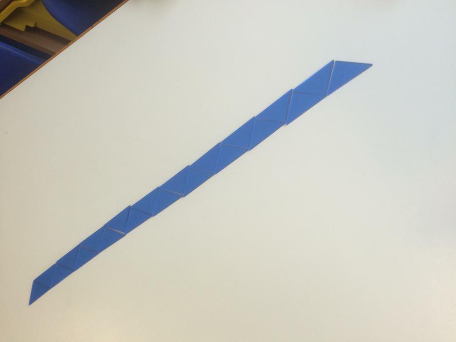 Tesselating shapes on the table