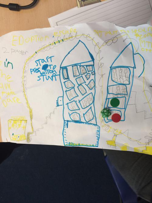 We played our own board games