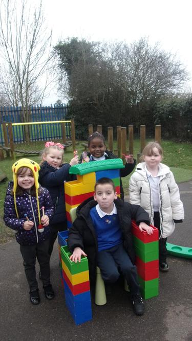 We all had a turn on the chair. 