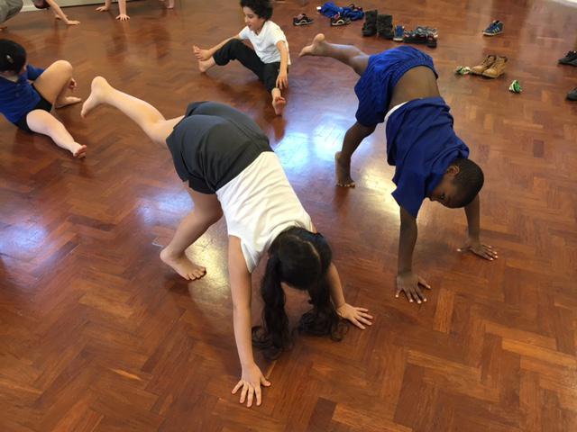 symmetrical stretch positions